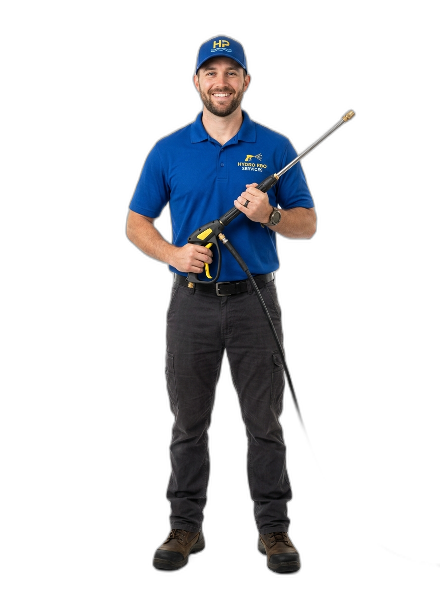 Hard Hydro Professional Pressure Washing Technician Character